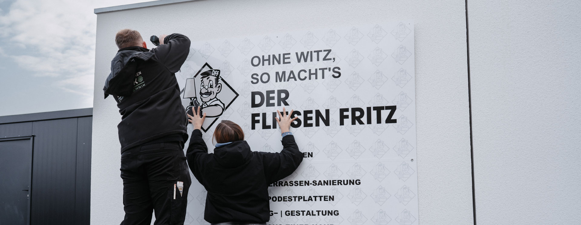 header schilder und banner