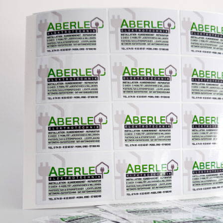 Aufkleber und Etiketten